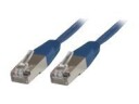 MicroConnect - Nettverkskabel - RJ-45 (hann) til RJ-45 (hann) - 15 m - FTP - CAT 6 - blå