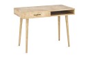 Skrivebord Lundtorp 105 cm med Oppbevaringshylle + Skuff   Brun