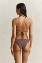 GANT Printed Padded Triangle Top   Brown   XS