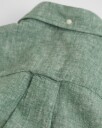Gant Regular fit kortermet skjorte i bomullslin WOODY GREEN L