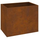  Hageblomsterpotte Brun 50 x 32 x 40 cm Værbitt stål