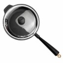 Carl Victor Gold traktørpanne med glasslokk 28 cm