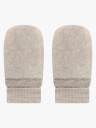 HUTTEliHUT Ullfleece votter 2 lags Camel Melange