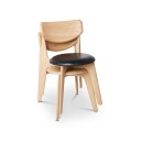 Tom Dixon Slab spisestol polstret natur