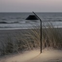 Stelton Vinkel solcellelampe med stativ svart