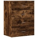  Skjenk røkt eik 60x39x80 cm konstruert tre