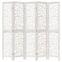  Romdeler 5 paneler hvit heltre keisertre 8721012074385