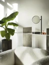 Normann Copenhagen Pose dobbeltsidig bordspeil 21 x 39 cm Svart