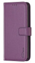 INCOVER Motorola Moto G54 Kunstskinn Deksel m. Stativfunksjon & Kortholder - Lilla