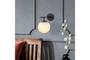 Vegg lampe Berriarenr Svart / Krem - Svart / Krem