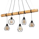 Envostar Various 5 Pendel Pine Wood