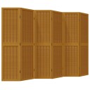  Romdeler 6 paneler brun heltre keisertre 8721012075214
