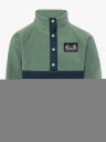 Didriksons   Fleeceskjorte Monte Kids' Half Button   Grønn
