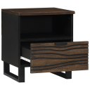  Nattbord 2 stk 40 x 33 x 46 cm Solid mango tre