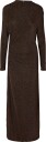 Selected Women   Midikjole Slwnori Ls Long Dress   Brun