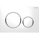 Geberit Sigma 20 Round Hvit/krom