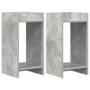 vidaXL Planteholder 2 stk. Betonggrå 30 x 30 x 60 cm Konstruert tre