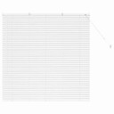  Vindu Persienne med gardiner Manual Hvit Aluminium