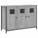 vidaXL Skjenk grå sonoma 100x35x70 cm konstruert tre