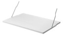 Massproductions Gridlock Desk skrivebordshylleplate White stained Ash