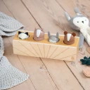 Sebra treleke   pop up aktivitetsleke med Woodland dyr