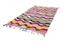 Marokkansk Boucherouite teppe 140 x 265 cm Størrelse: 140 x 265 cm