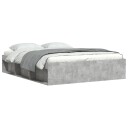 vidaXL Sengeramme betonggrå 150x200 cm 8721012158252
