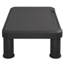 vidaXL Monitorstativ svart 38x24x10,5 cm