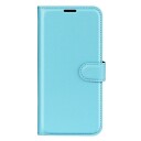 INCOVER Samsung Galaxy A54 (5G) PU Litchi Skin Flip Deksel med Lommebok - Blå