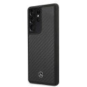 Original Frontpanelveske Mercedes Mehcs21lrcabk For Samsung S21 Ultra (Dynamic Line / Carbon Black)