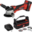 Einhell TE AG 18 115 Li 4 0ah Batteridrevet Vinkelsliper Med Batteri Ø115mm 18v