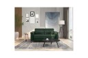 Sofa 2 seter Lund Mørk grønn Belfast stoff Manuell hvilestol   Mørk grønn Belfast stoff Manuell hvilestol