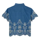 Saint Barth, Dame, Bluser & Skjorter, Blå, 3XL,
