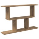 vidaXL Vegghylle Artisan eik 80 x 15 x 50,5 cm Konstruert tre
