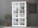 Chic Antique vitrineskap Marseille 4 hyller 40020201