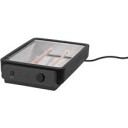 RIG-TIG FOODIE Brødrister Svart 600W med Justerbar Styrke og Uttrekkbar Smuleskuff