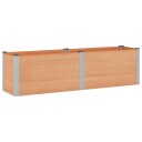 vidaXL Høybed Brun 200 x 50 x 54 cm WPC og Aluminium