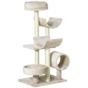 Ripestolpe Klatretre Med Tunnel Beige 105 cm