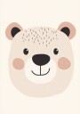 Smiling Bear Plakat Plakat / 30x40cm