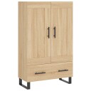 vidaXL Highboard sonoma eik 69,5x31x115 cm konstruert tre