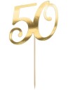 Bursdag "50" Kaketopp ca 20,5 cm