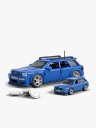 Mattel Brick Shop Hot Wheels Speed Series Byggesett Audi Avant RS2 -94