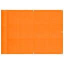 vidaXL Balkongskjerm oransje 75x1000 cm 100 % polyester oxford