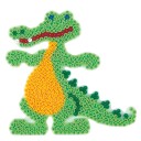 Hama Ironing Beads Pegboard-Crocodile