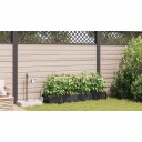 Hageplantere med Vannaautomatiseringssystem 4 stk Svart
