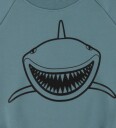 DYR Cph Collegegenser   Dyrebelg   Blue Grey Outline Shark   DYR   3 år (98)   Collegegenser   Blå