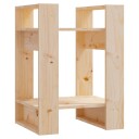 vidaXL Bokhylle/romdeler 41x35x57 cm heltre furu