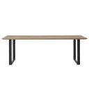 Muuto 70/70 Spisebord 225x90 cm Sapele Mahogany/Anthracite Black
