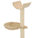 Vidaxl Kloretre Med Klorestenger I Sisal 105 cm Beige