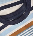 Minymo Stripe genser til barn odyssey gray 110